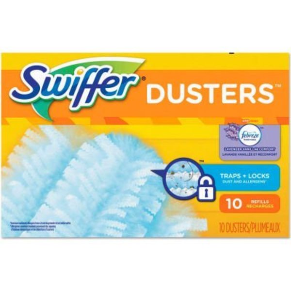 Procter & Gamble Swiffer Dust Lock Fiber Refill Dusters, Lavender Vanilla Scent, 10/Bx, 4Bx/Ctn - 21461CT